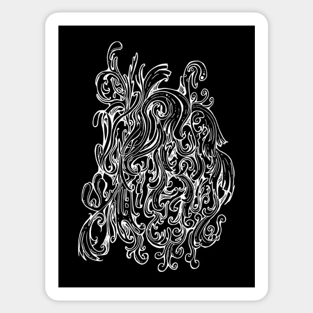 Abstract doodle art Sticker by TKDoodle